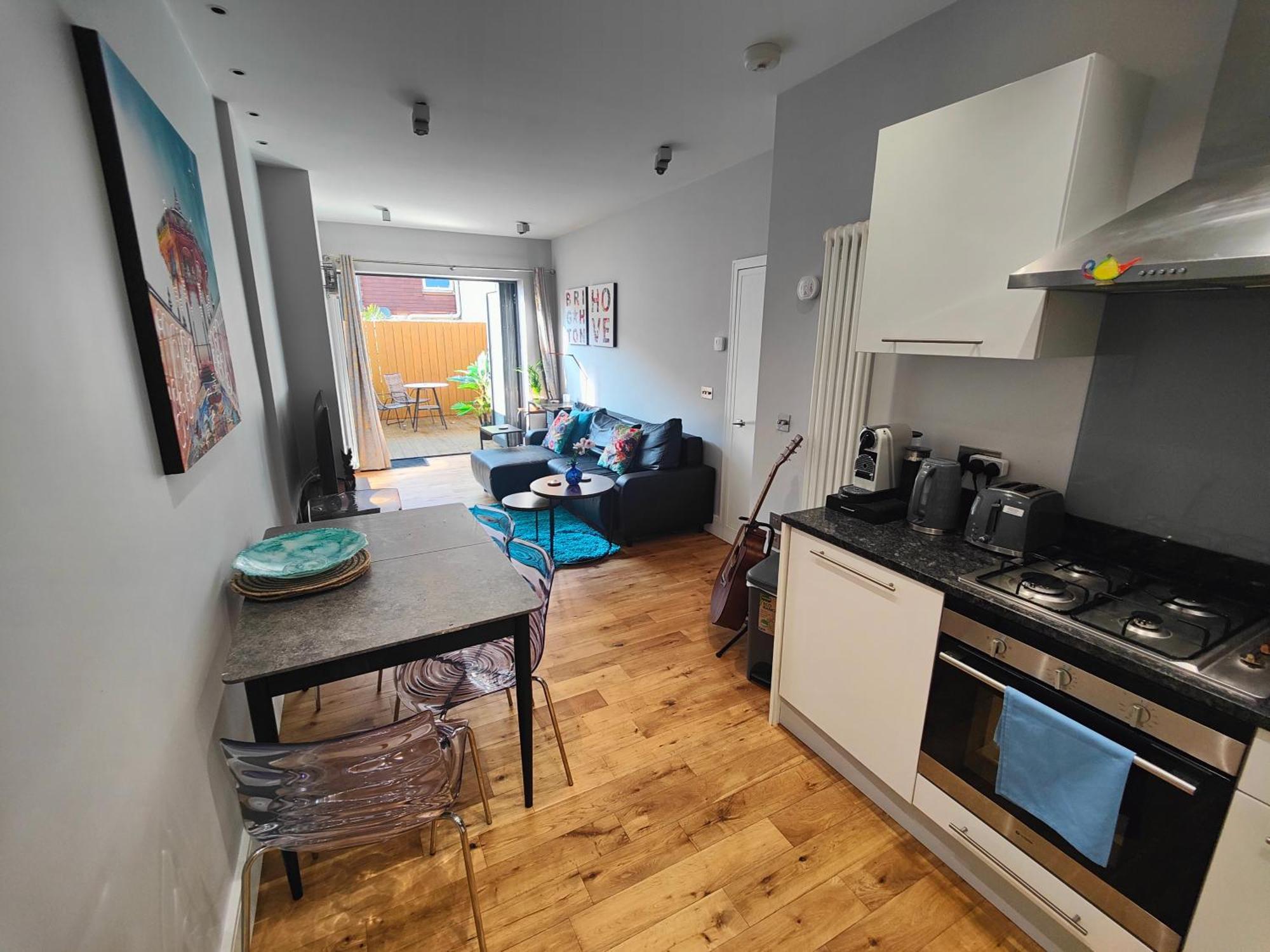 Modern Central Brighton Patio Flat - Free Parking! Exteriör bild