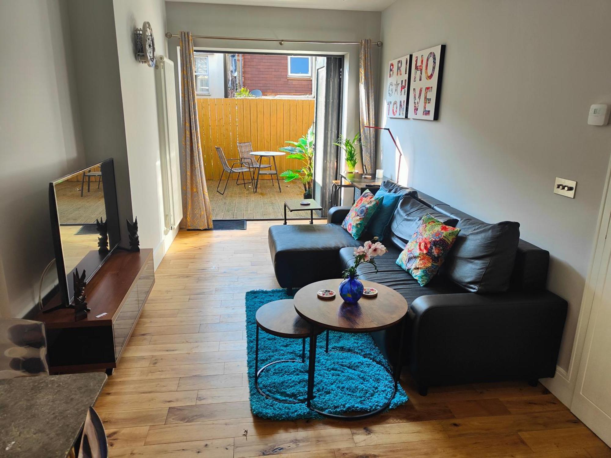 Modern Central Brighton Patio Flat - Free Parking! Exteriör bild